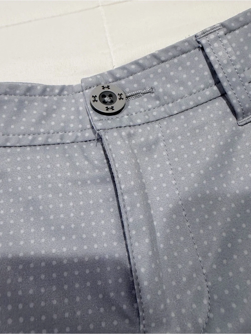 Under Armour Light Blue Polka Dot Athletic Shorts